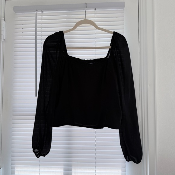 Abercrombie & Fitch Tops - SOLD Abercrombie & Fitch Black Blouse